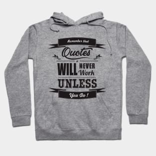 Wise Action Quotes Hoodie